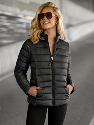 Veste Femme Noir OZONEE JS/11Z8170Z