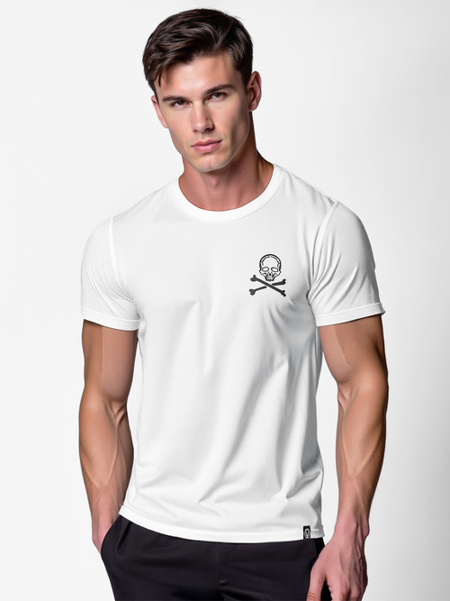 T-shirt Homme Blanc OZONEE NB/MT3066Z