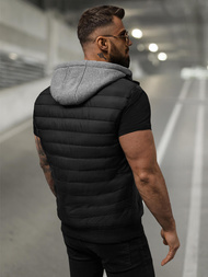 Veste Sans Manches Homme Noir OZONEE JS/8M983/392