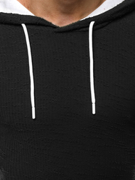 Sweatshirt Homme Noir OZONEE O/1252