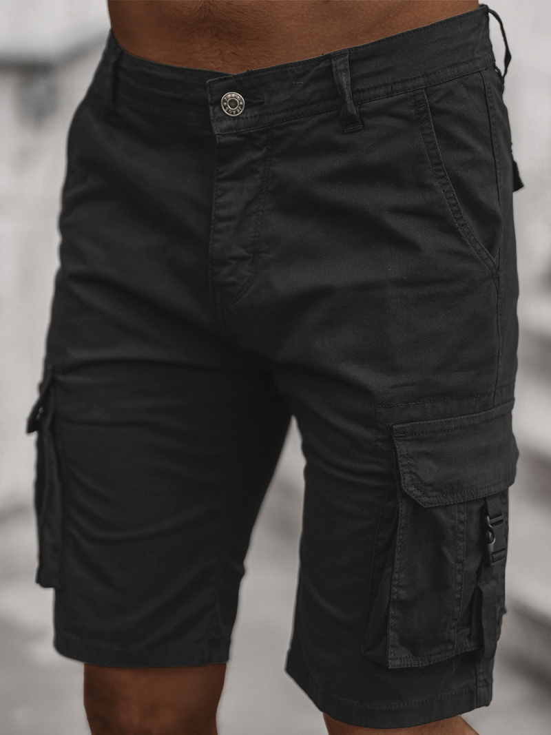 Short Chino Homme Noir OZONEE T/BB70009/1