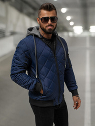 Veste Homme Bleu Foncé OZONEE JS/8M986/215