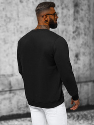 Sweatshirt Homme Noir OZONEE NB/MF2013