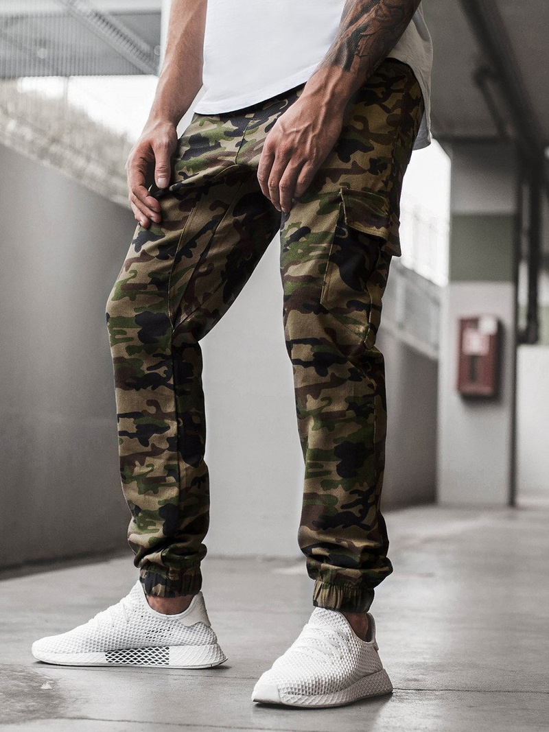Pantalon Jogger Homme Vert OZONEE A/404