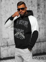 Sweatshirt à capuche noir OZONEE O/SWE23037