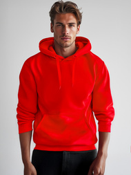 Sweatshirt Homme Rouge OZONEE JS/2009Z 