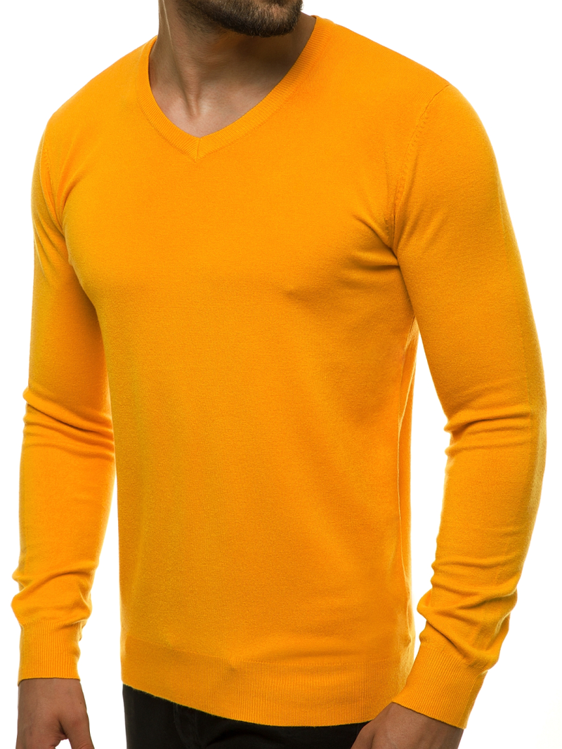 Pullover Homme Jaune OZONEE TMK/YY03/17