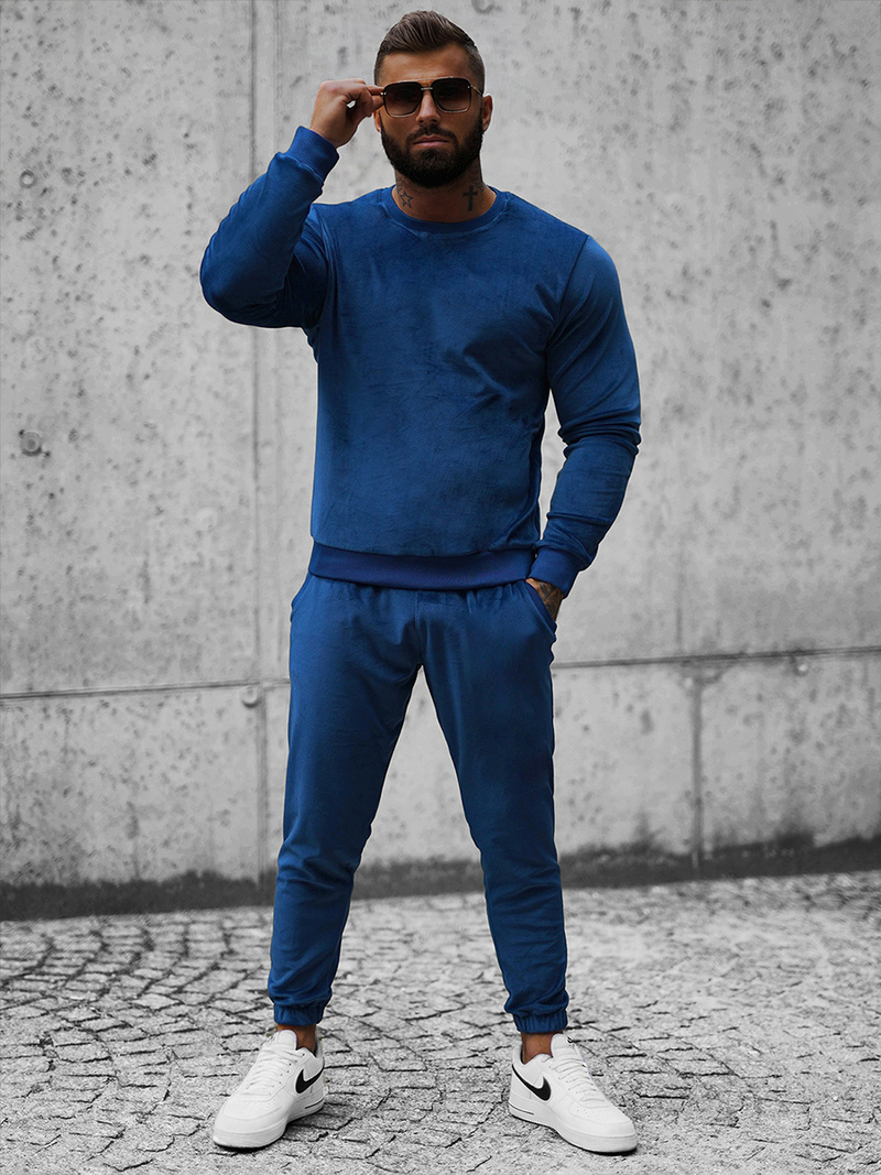 Survêtement homme bleu foncé OZONEE O/12138