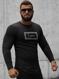 Sweatshirt Homme Noir OZONEE O/D7192
