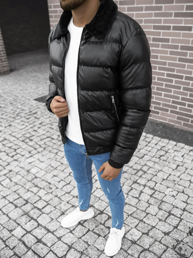 Veste Homme Noir OZONEE O/9030Z