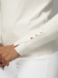 Pullover Femme Blanc OZONEE JS/8004/8