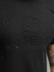 T-shirt Homme Noir OZONEE O/QQ1390