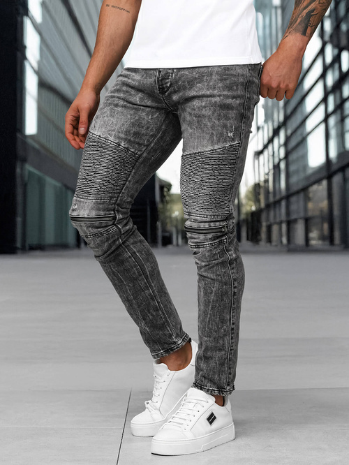 Jean Homme Noir OZONEE NB/MP0069NZ
