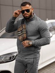 Survêtement Homme Gris Foncé OZONEE JS/68C10385/5Z