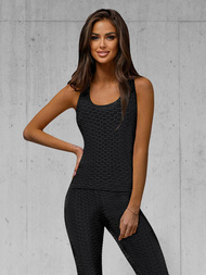 Ensemble de survêtement deux pièces noir OZONEE JS/YW88037/1Z