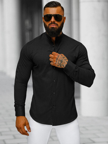 Chemise Homme Noir OZONEE O/V121