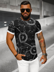 T-shirt Homme Noir OZONEE O/P1062