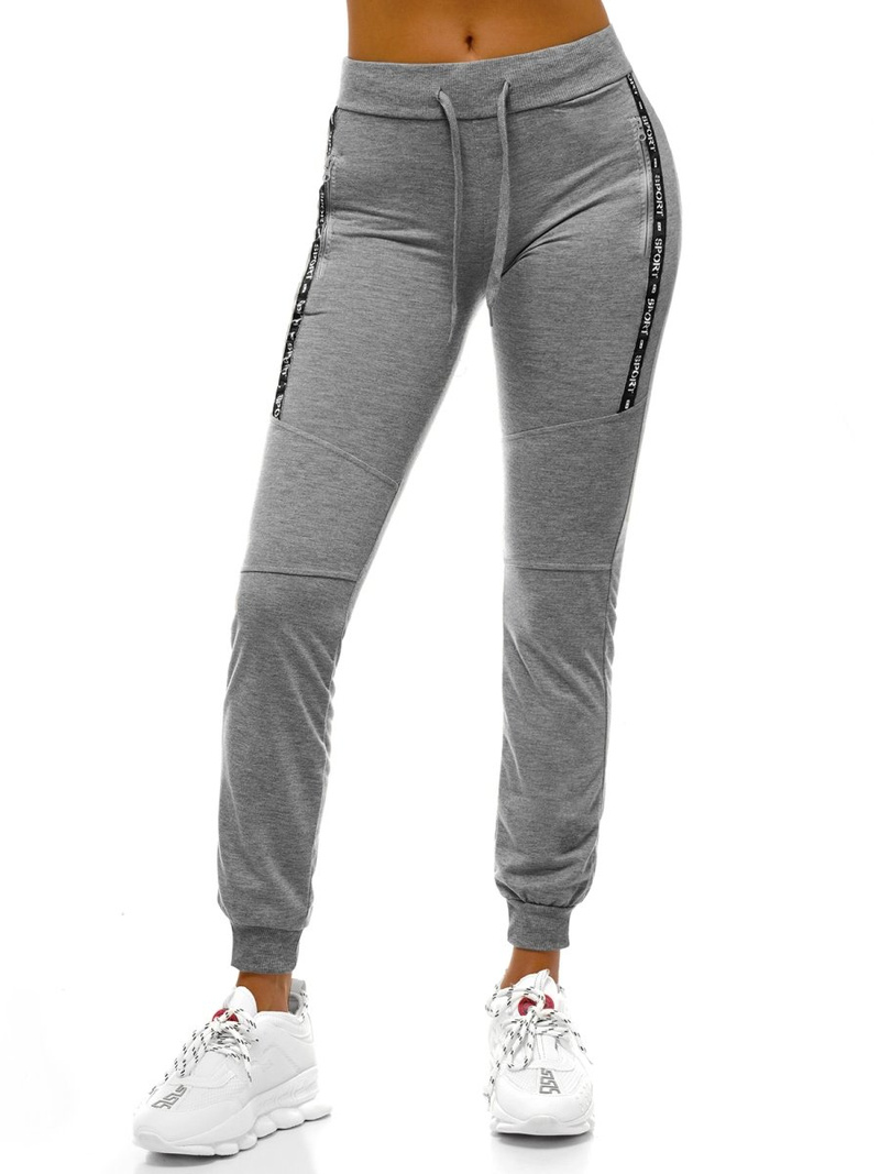 Pantalon de survêtement pour femmes Gris OZONEE O/82055