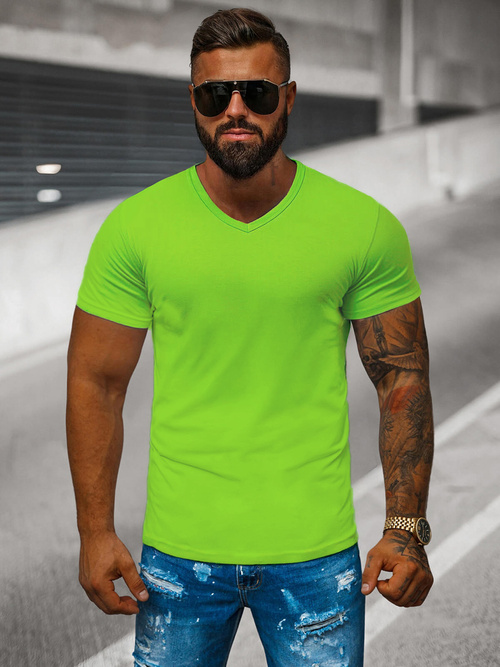 T-shirt Homme Vert Clair OZONEE JS/712007/31Z