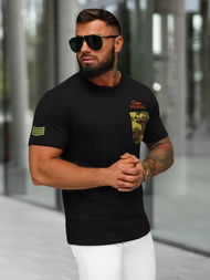 T-shirt Homme Noir OZONEE O/MPO3492