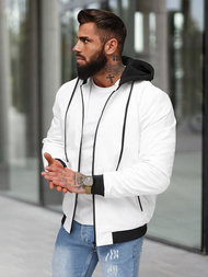 Veste Homme Blanc OZONEE JS/62M9502/281