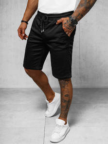 Short Chino Homme Noir OZONEE NB/MP0266N