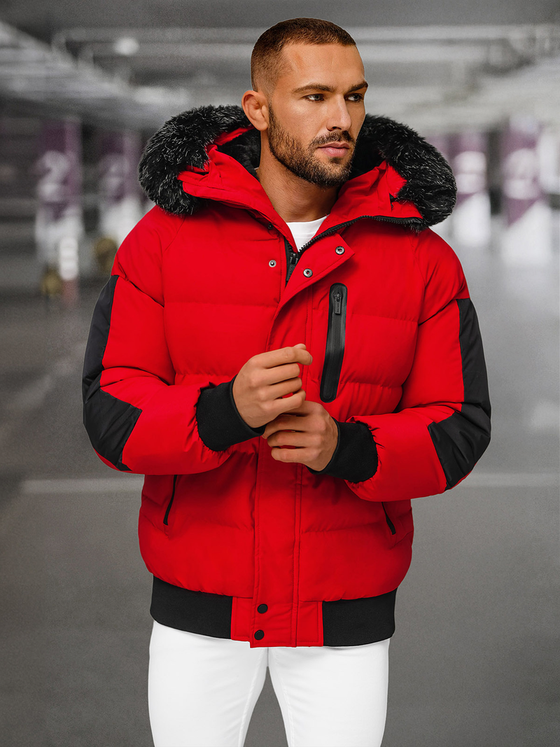 Veste Homme Rouge OZONEE O/M798Z