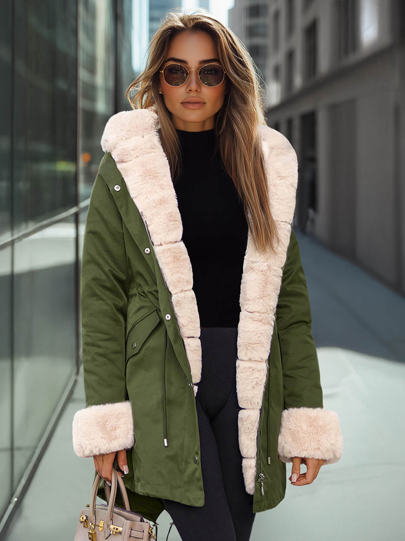 Veste Femme Vert OZONEE JS/M763/136Z