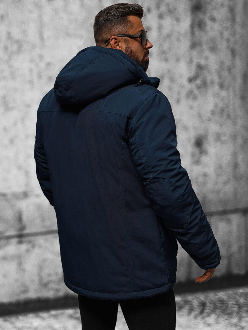 Veste Homme Bleu Foncé OZONEE JS/5M718/215