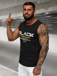 T-shirt Homme Noir OZONEE JS/8B1712/3