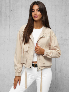 Veste Femme Beige OZONEE O/G118Z