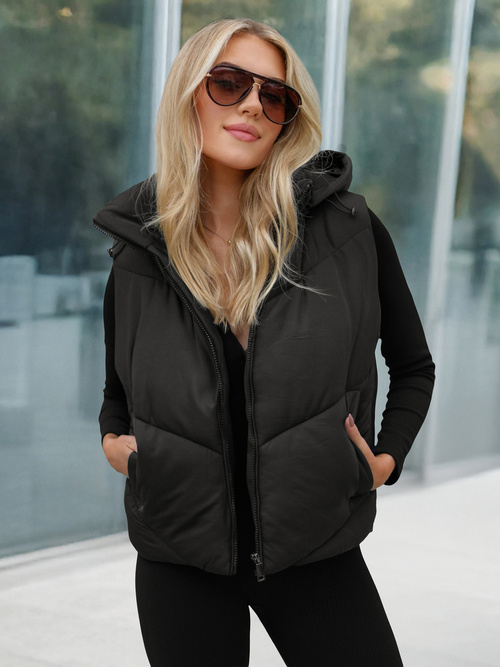 Gilet femme noir OZONEE JS/16M9291/392