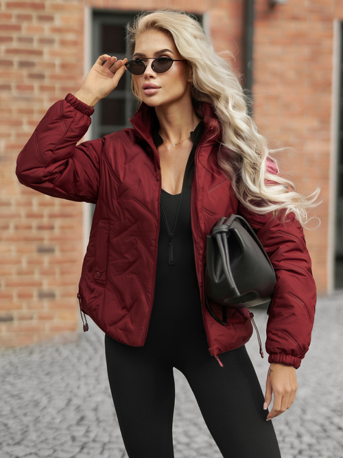 Veste femme bourgogna OZONEE JS/16M9315/06Z