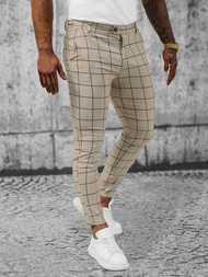 Pantalon Chino Homme Beige OZONEE O/P4009