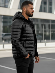 Veste Homme Noir OZONEE O/11Z8088Z