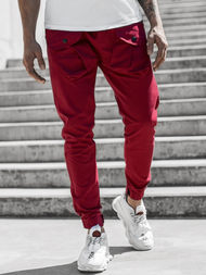 Pantalon Jogger Homme Bordeaux OZONEE G/11144