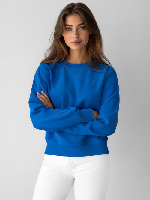 Sweat femme Bleu OZONEE JS/W01Z