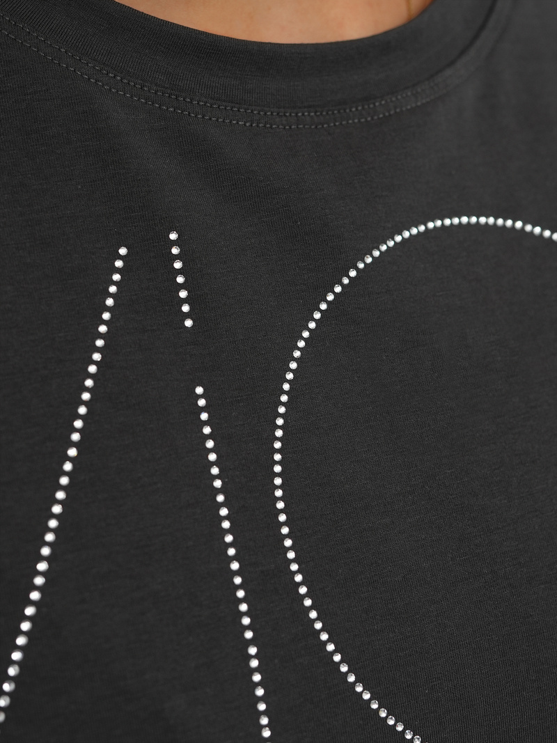 T-shirt Femme Gris Foncé OZONEE JS/YJ77841