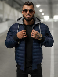 Veste Homme Bleu Foncé OZONEE JS/8M985/215