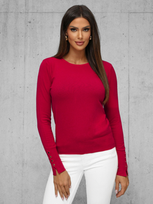 Pullover Femme Bordeaux OZONEE JS/8004/5