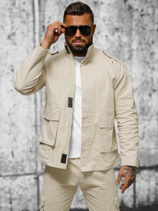 Veste Homme Beige OZONEE O/G3035