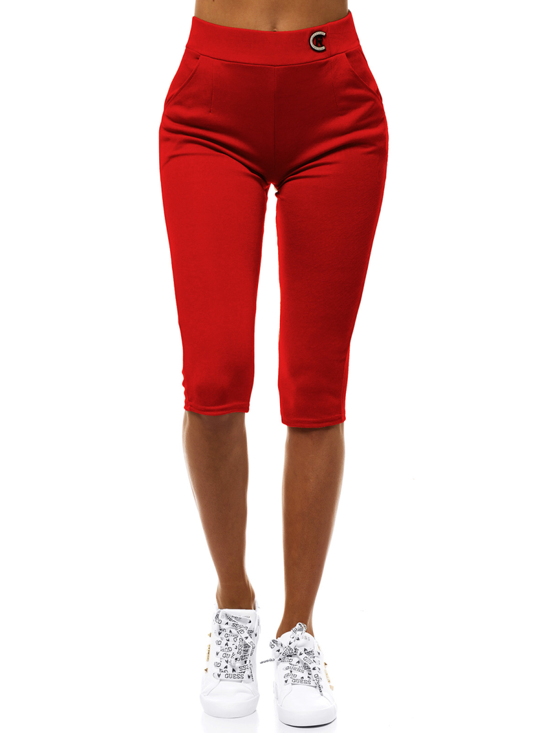 Legging femme Rouge OZONEE JS/1027/B5