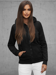 Sweat femme Noir OZONEE JS/W03Z