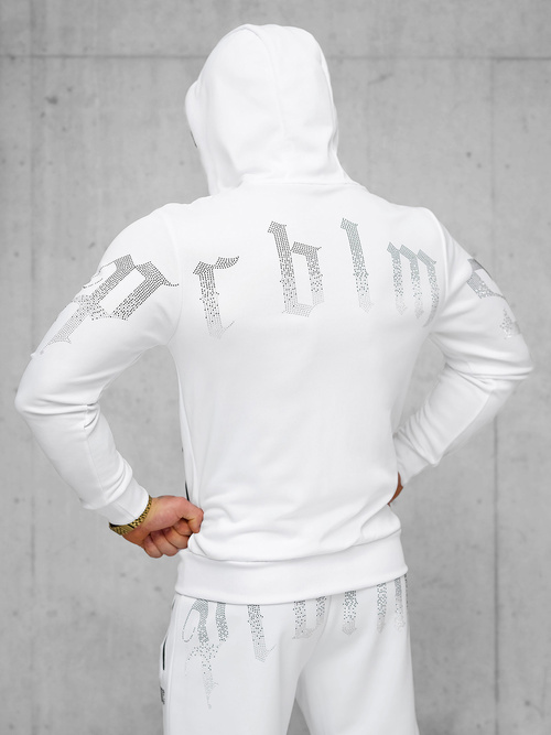 Survêtement Homme Gris Blanc OZONEE O/FF3781AB