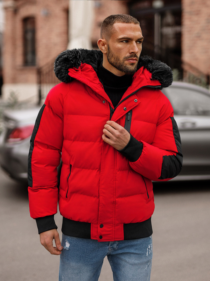 Veste Homme Rouge OZONEE O/M798Z