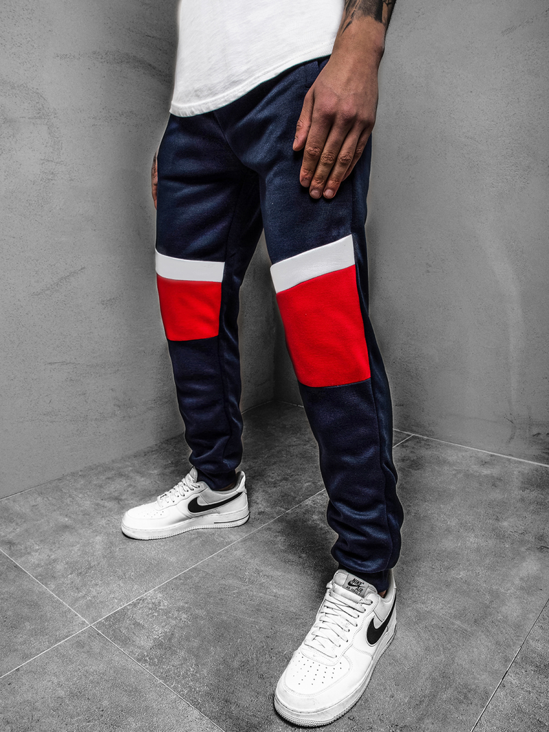 Pantalon de survêtement Homme Bleu foncé OZONEE JS/JZ11010Z