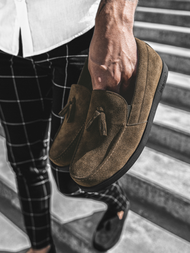 Chaussures Slip-on Homme Marron O/KN07