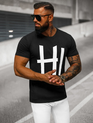 T-shirt Homme Noir OZONEE O/T1261/3