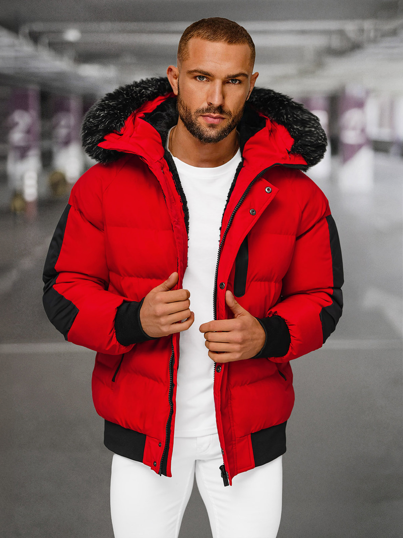 Veste Homme Rouge OZONEE O/M798Z