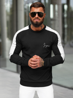 Sweatshirt Homme Noir OZONEE O/P2033Z